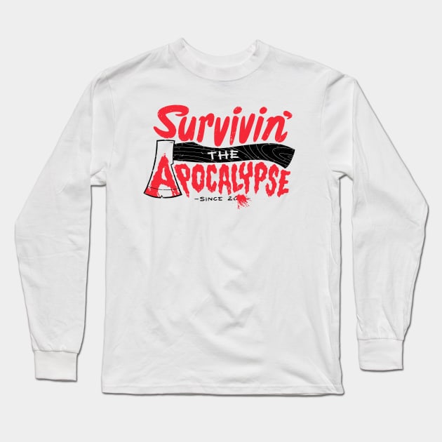 Survivin' Long Sleeve T-Shirt by Morkki